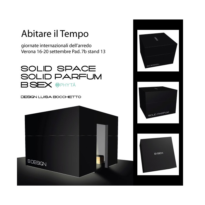 Martinelli Luce is technical sponsor of "SOLID SPACE-SOLIDPARFUM" - Abitare il tempo 2010